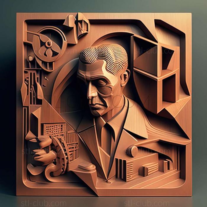 3D model Charles Eames (STL)